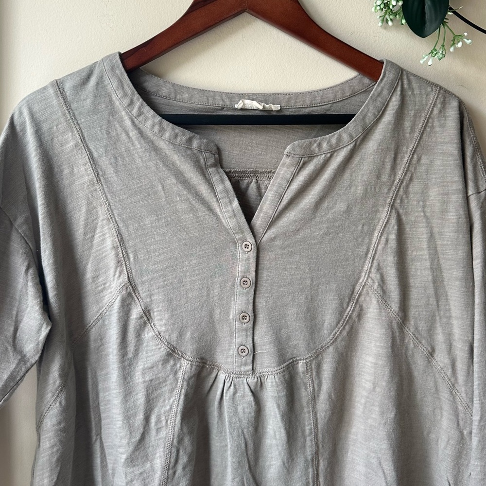 Cotton Bleu Blouse - Picture 4 of 7